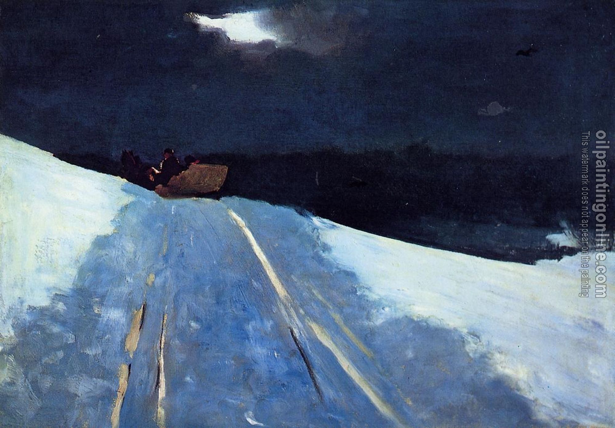 Homer, Winslow - Sleigh Ride